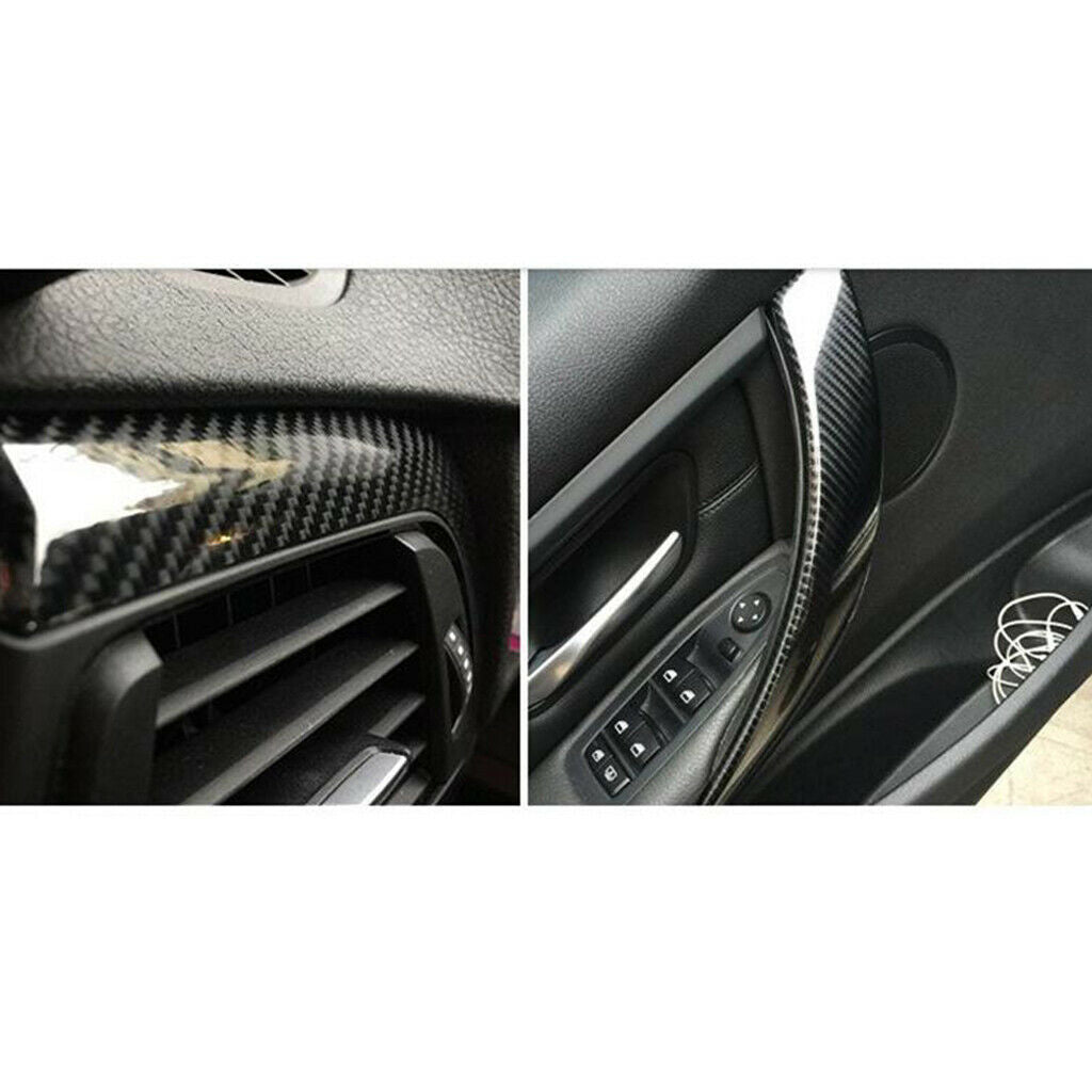 Carbon Fiber Vinyl Film Car Interior Wrap Stickers Decoration 30x150CM 5D