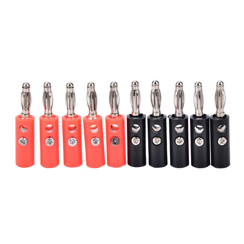 10pcs/lot 4mm nickel plated banana plug banana connector plugs、SEDD
