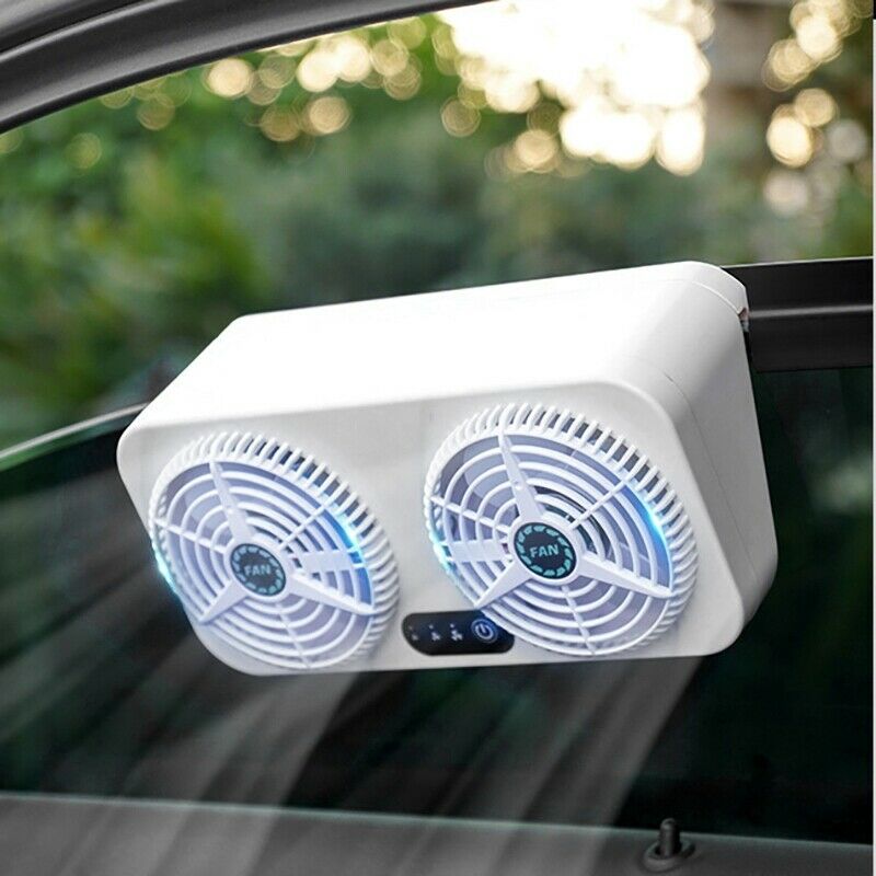 USB Car Cooling Tool Car Exhaust Fan Vehicle Air Circulation Smoke Exhaust FK5E9