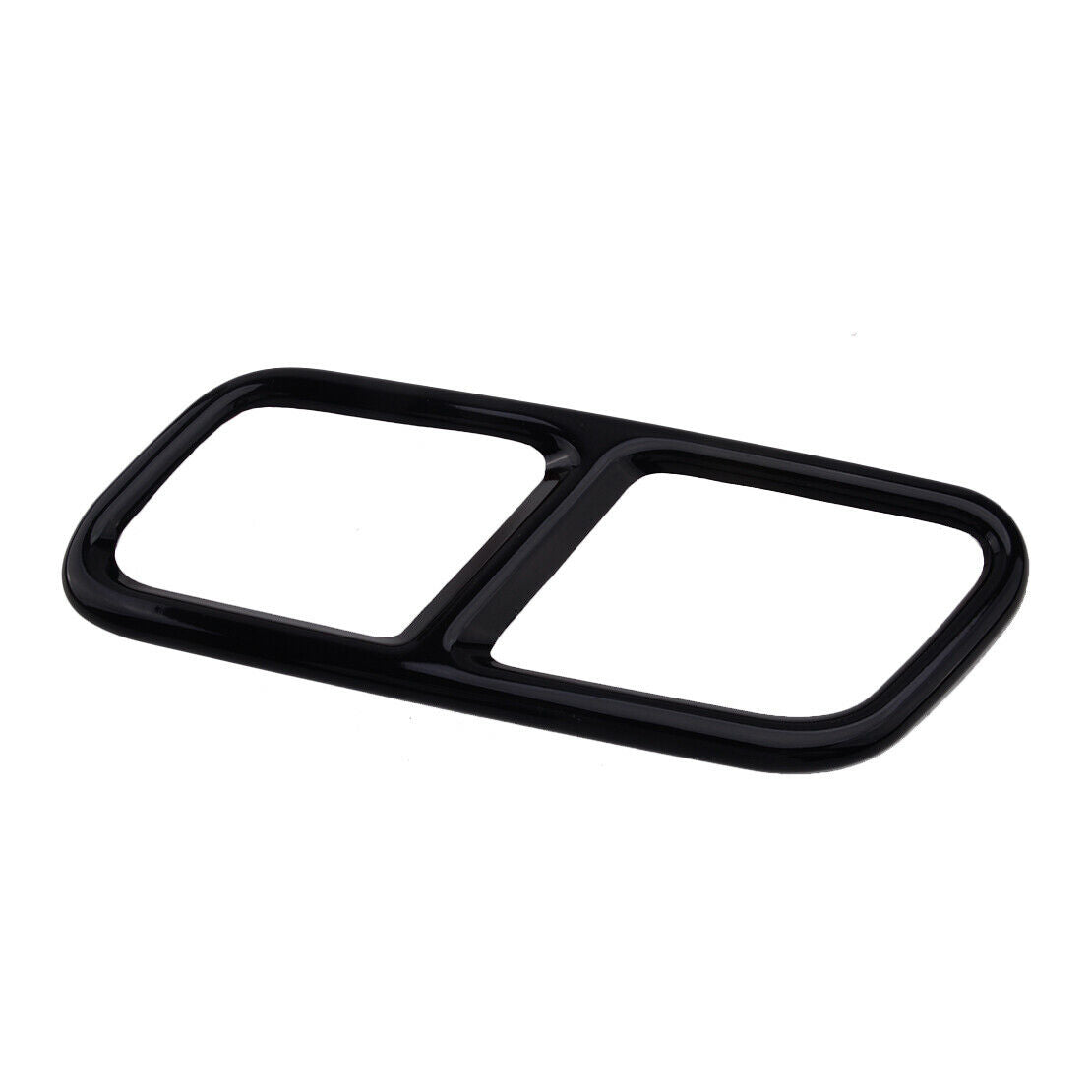 Black Stainless Steel Exhaust Muffler Tip Cover Fit For 10-17 W221 W222 A217