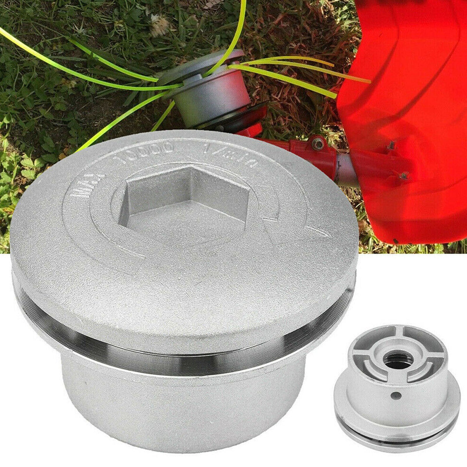 Universal Aluminum Grass Trimmer Head With 4 Lines Brush Cutter Head Threa