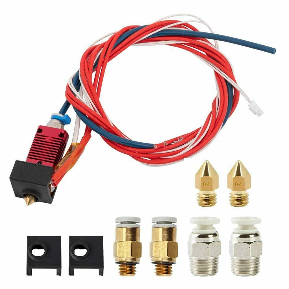9Pcs/Set Assembled Extruder Hot end with Capricorn PTFE Tube for Ender 3/3 Pro