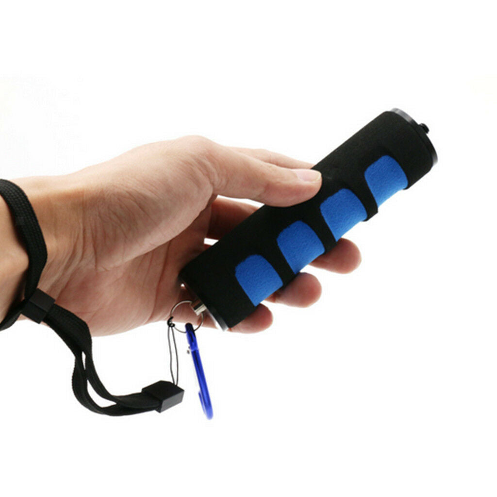 1/4" Screw Sponge Handle Grip Stabilizer for SLR Camera LED Video Light Blue