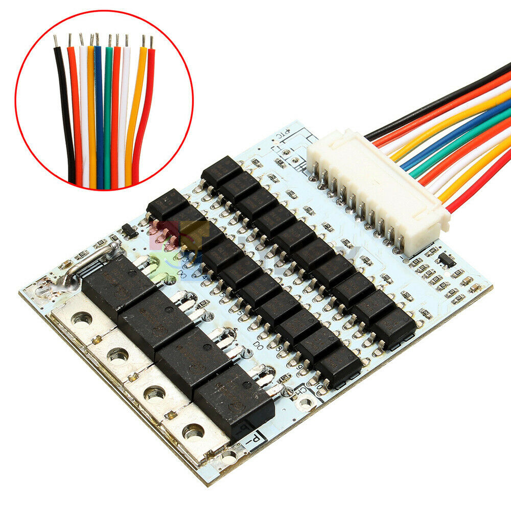 2X Max 40A 36V 10S 10Packs Li-ion Cell Balance Battery Protection Board BMS PCB