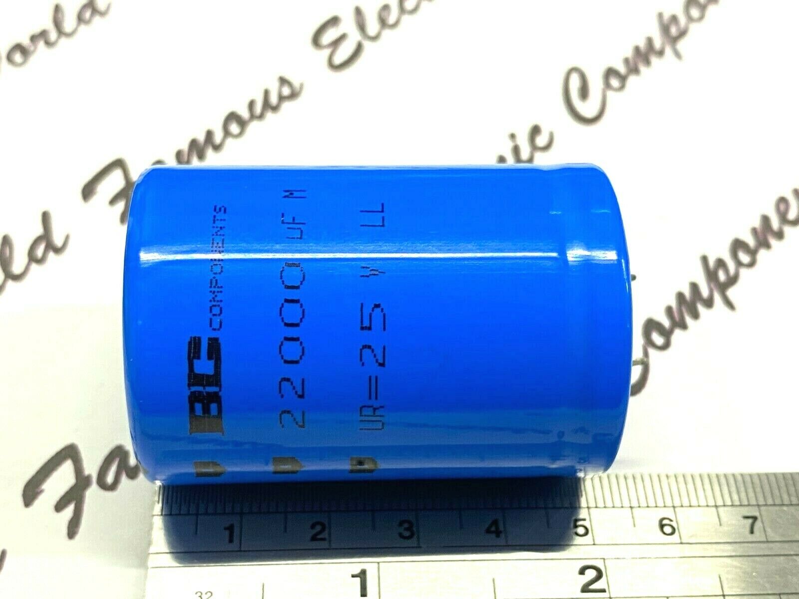 1pcs - BC 058 22000uF 25V Long Life Snap-In Capacitor 2222 058 56223