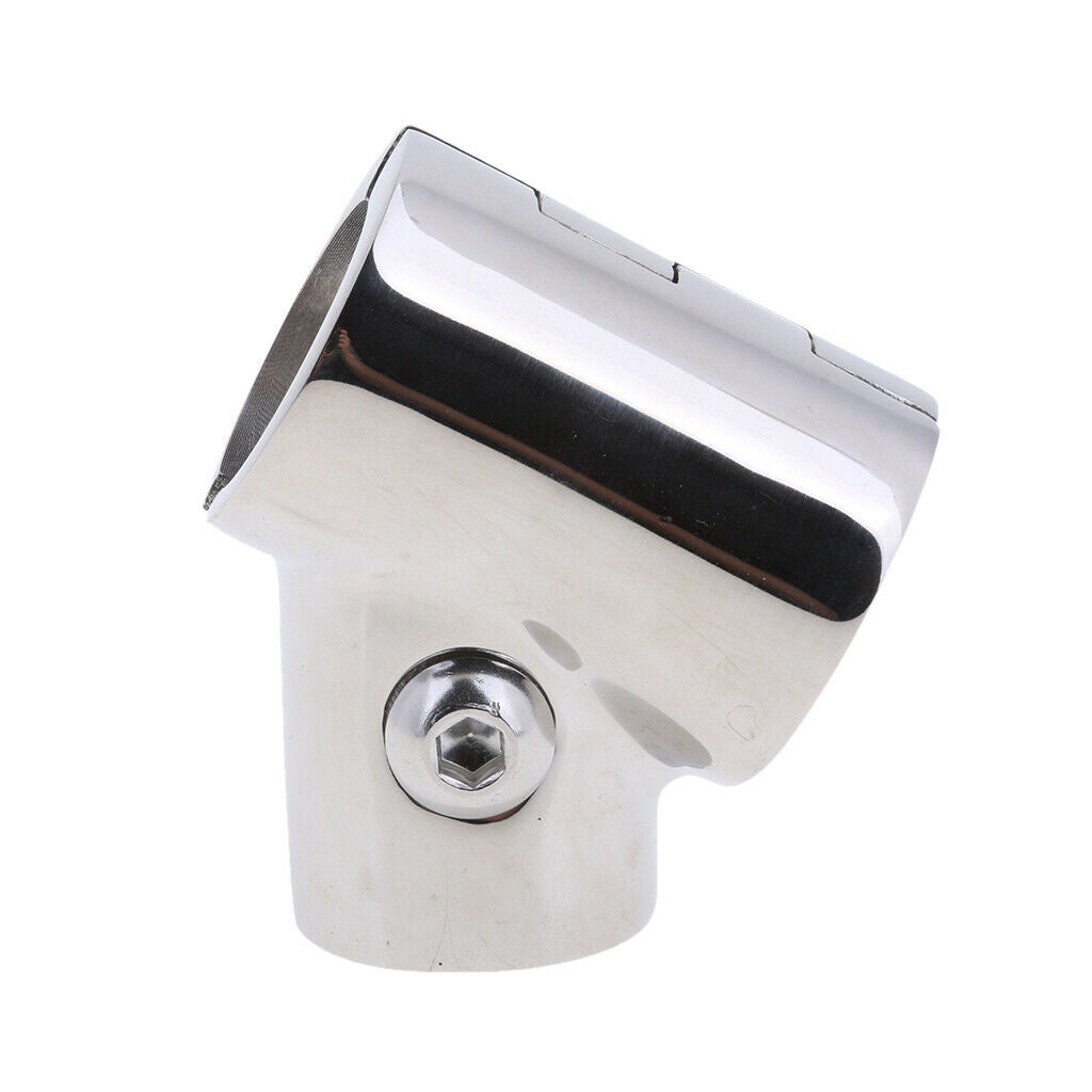 Stainless steel boat handrail 1 inch boat handrail tee 60 degree hand rails