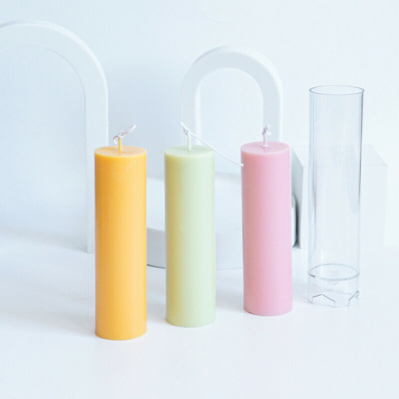 Plastic Candle Mold Conjoined Cylindrical Durable DIY Handmade Crafts Can.l8
