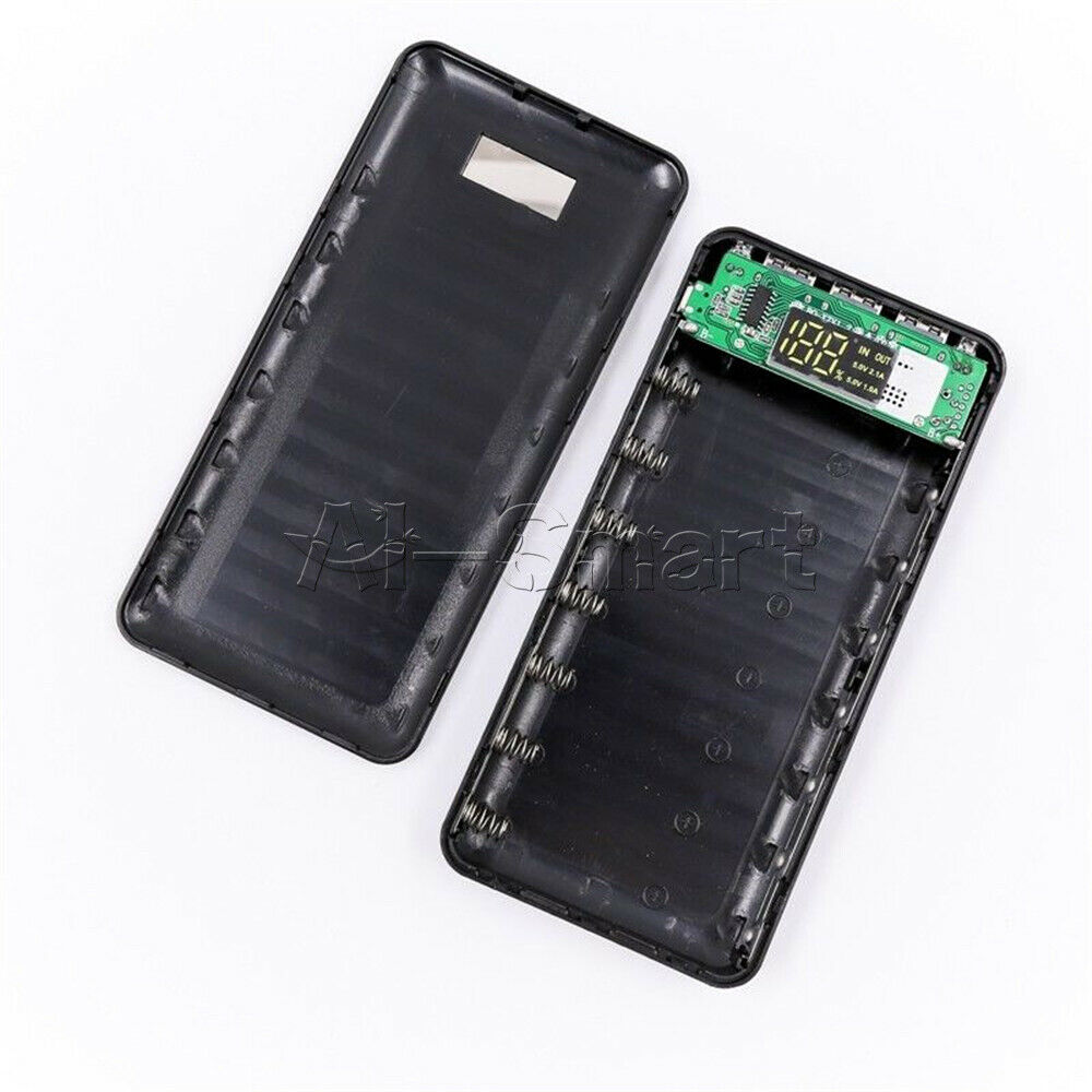 5V2.1A 3USB Mobile Power Bank Case LED 7S 7X 7 18650 Battery Charger Box