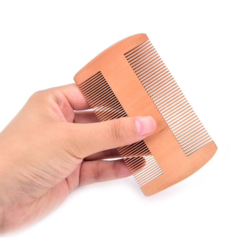 Wholesale Boar Bristle Beard Brush and Comb, Beard Comb Kit Mens Grooming EBBD