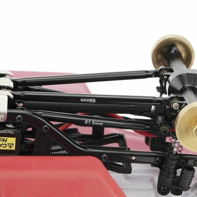 Aluminum Alloy Suspension Link Rod Linkage Set for 1/24 Axial SCX24 90081 RC Car