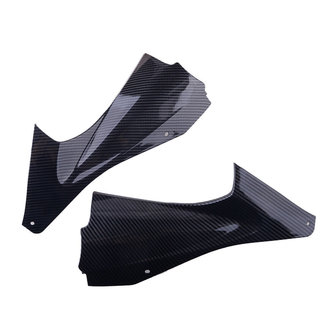 2x Carbon Fiber Style ABS Side Air Duct Cover Fairing Fit For Yamaha YZF R6