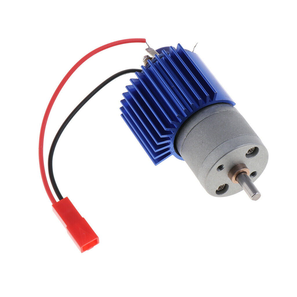 370 Motor & Heatsink Blue For WPL B14 B24   Q60 Q61 Upgrade Parts DIY