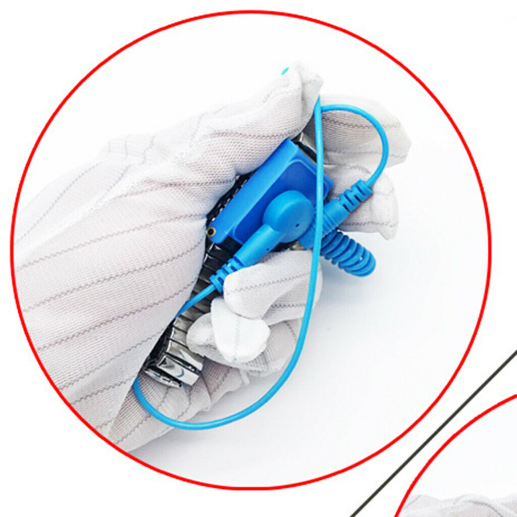 Antistatic wrist strap / strap ESD discharge with earthing wire 2.4 m