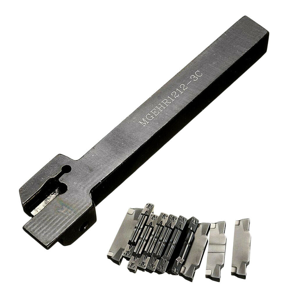 MGEHR1212-3 Cut-off Lathe Parting Turning Holder + MGMN300 Carbide Inserts