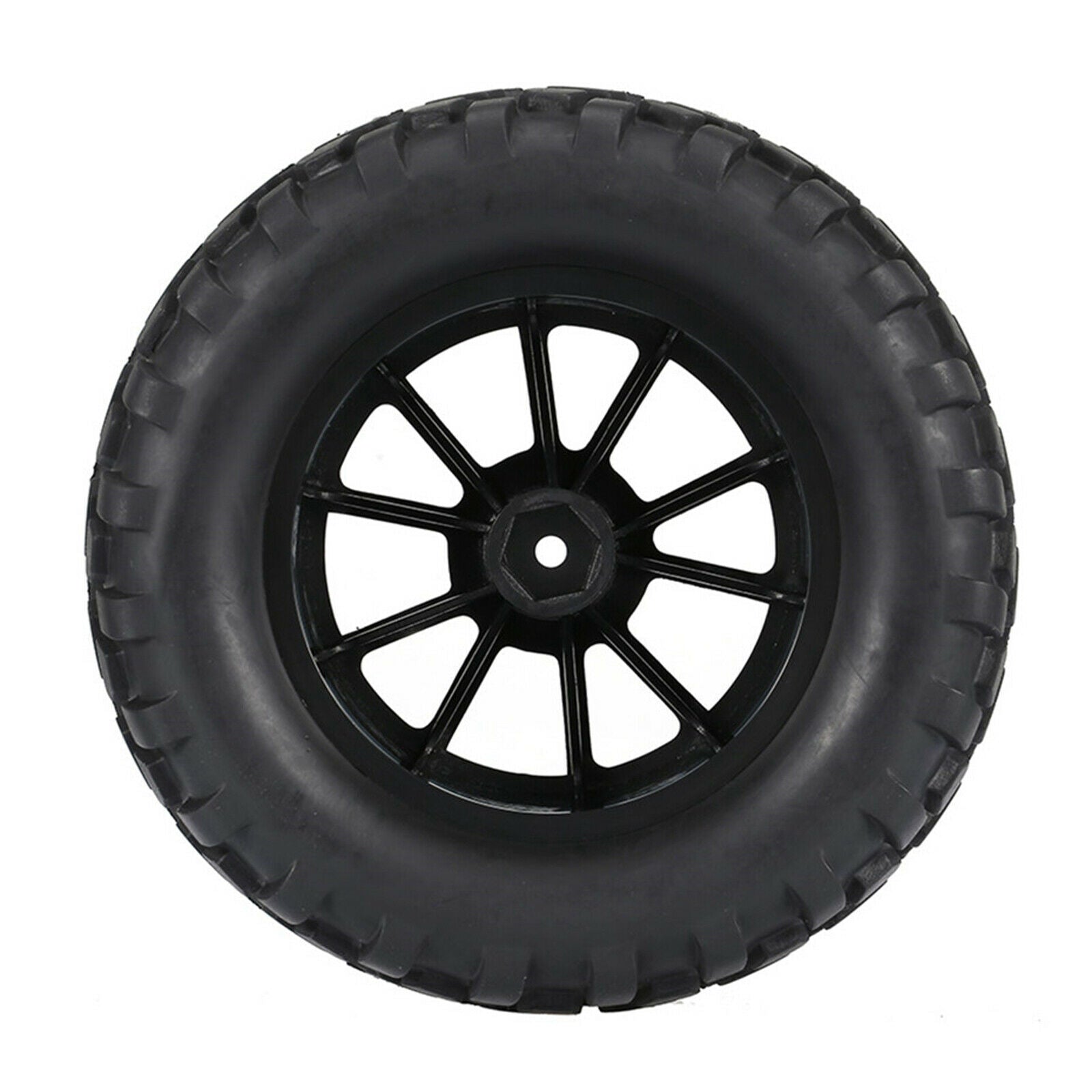 4x Tires and Wheel Rims Set Hex Hub for 1/10 Climbing Car Crawler Truck,Off-road