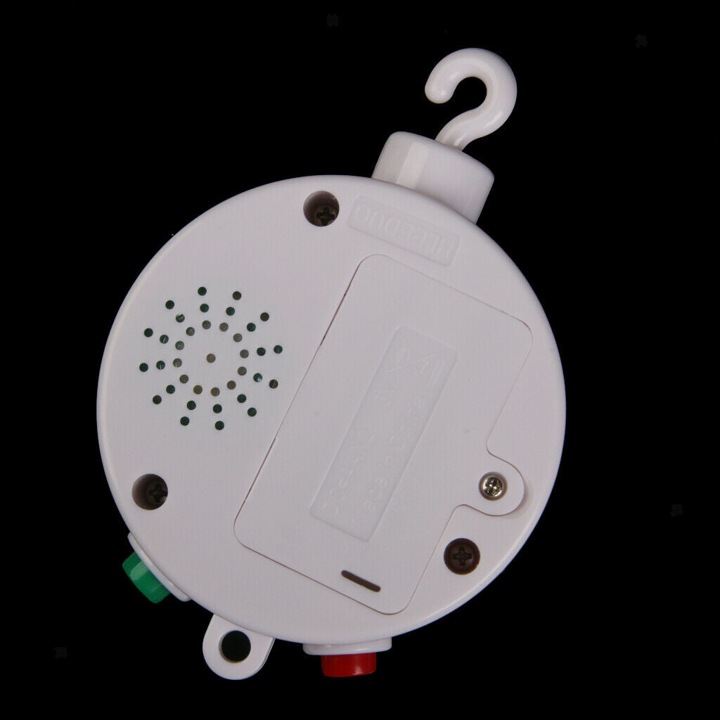 White 12 Melodies Songs Baby Mobile Crib Bed Bell Autorotation Music Box