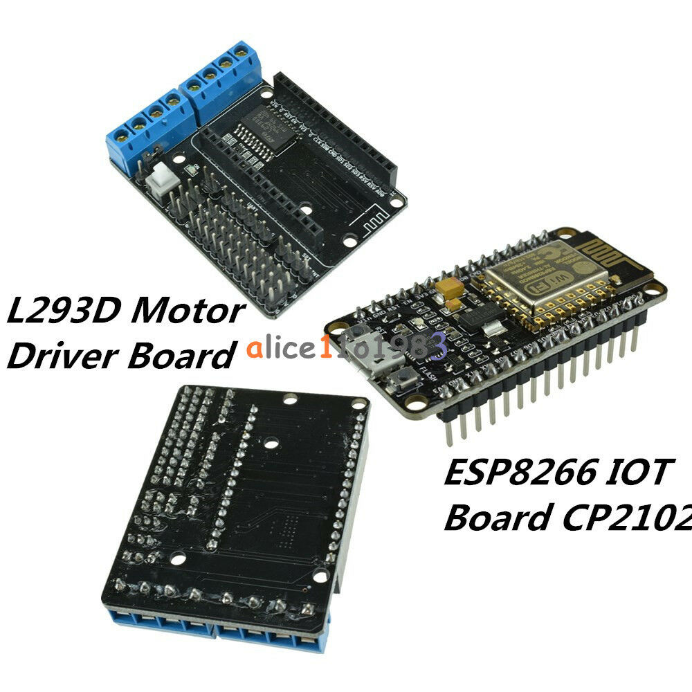 ESP-12E L293D Driver Shield+ESP8266 CP2102 Internet of Things f/ Arduino NodeMcu