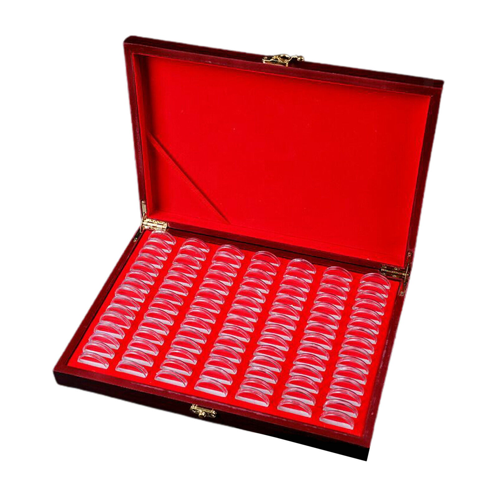 Display Case 25/27/30mm Holder Storage Box Coin Capsules for Coin Display