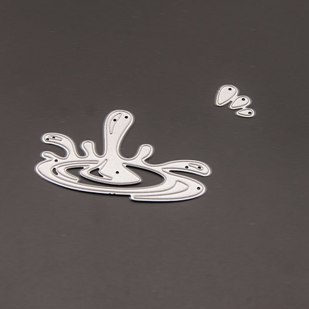 Water dropletMetal Cutting Dies StencilScrapbooking PaperCard Embossing C.l8