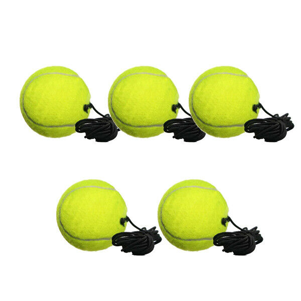 5-piece Tennis Practice Ball Self-Study Training Equipment Sport Exercise