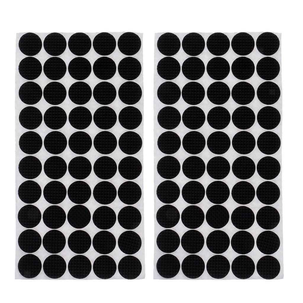 100pcs 20mm Round Sticky Rubber Anti-skid Foam Pad Furniture Floor Protector
