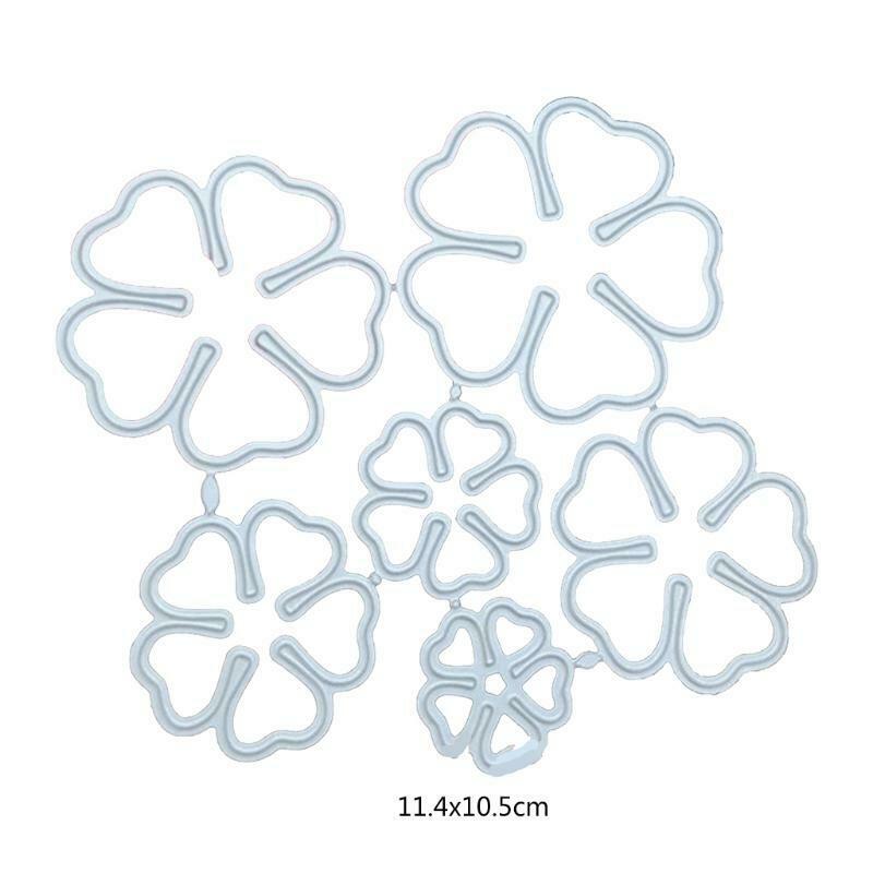 Flowers Metal Cutting Dies Stencil Scrapbooking DIY Album Stamp Paper Embossing