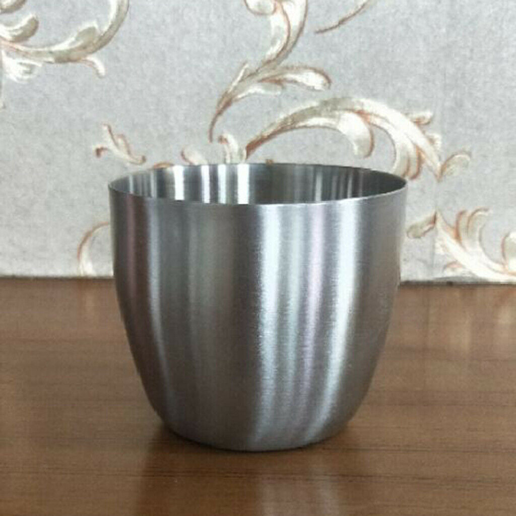 250ml Stainless Steel Tumbler Glass Beer Coffee Water Cold Mug Cup