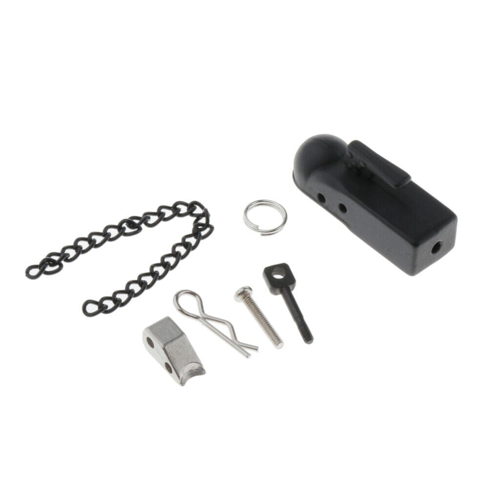 Heavy Duty Metal Hook Drop Hitchs Receiver for SCX10  90046 90047 TRX4  Car,