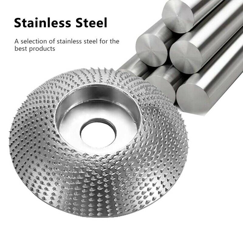 Grinder Shaping Disc Wood Angle Grinder 5/8 Inch Bore Tungsten Carbide WoodworZ8