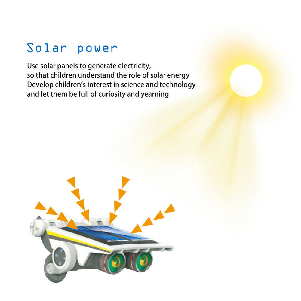 Children DIY Solar Robot Assembly Intelligent Kit Kids Education Experiment Toys