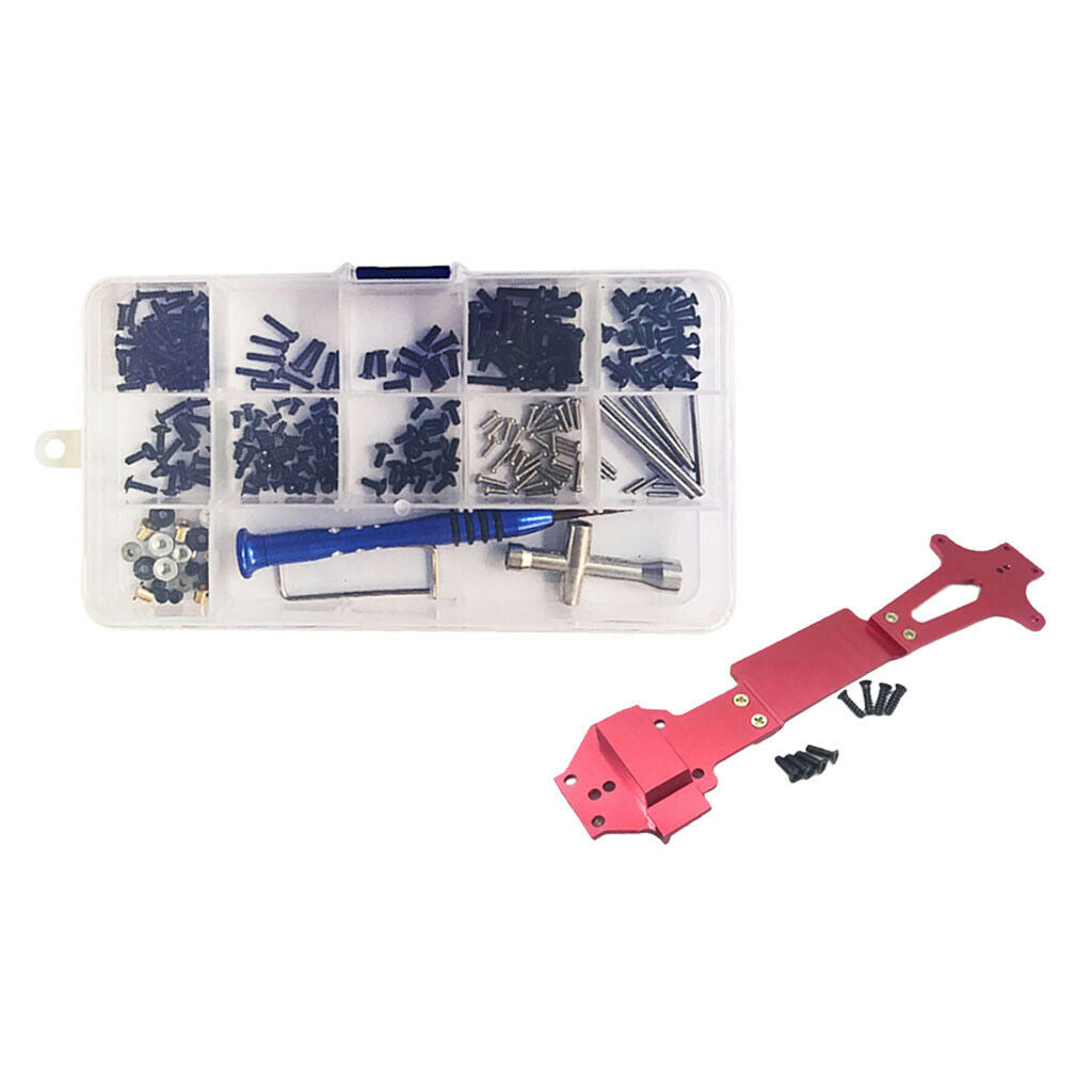 1:14 Scale RC Crawler Car Screws & Nuts and Radio Tray for WLtoys 144001 Parts