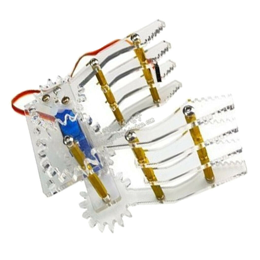 1 Pair Servo Mechanical Claw 9g Servo Grab Manipulator Splicing Symmetric