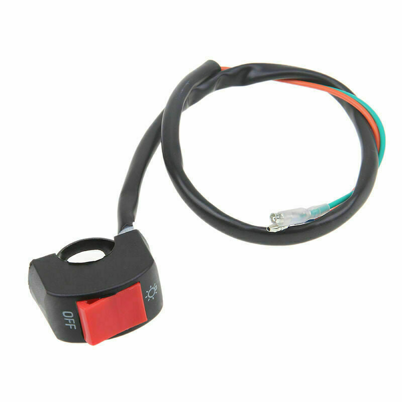 7/8" Handlebar Headlight Spot Light ON/OFF Switch Universal For Motorcycle Bike
