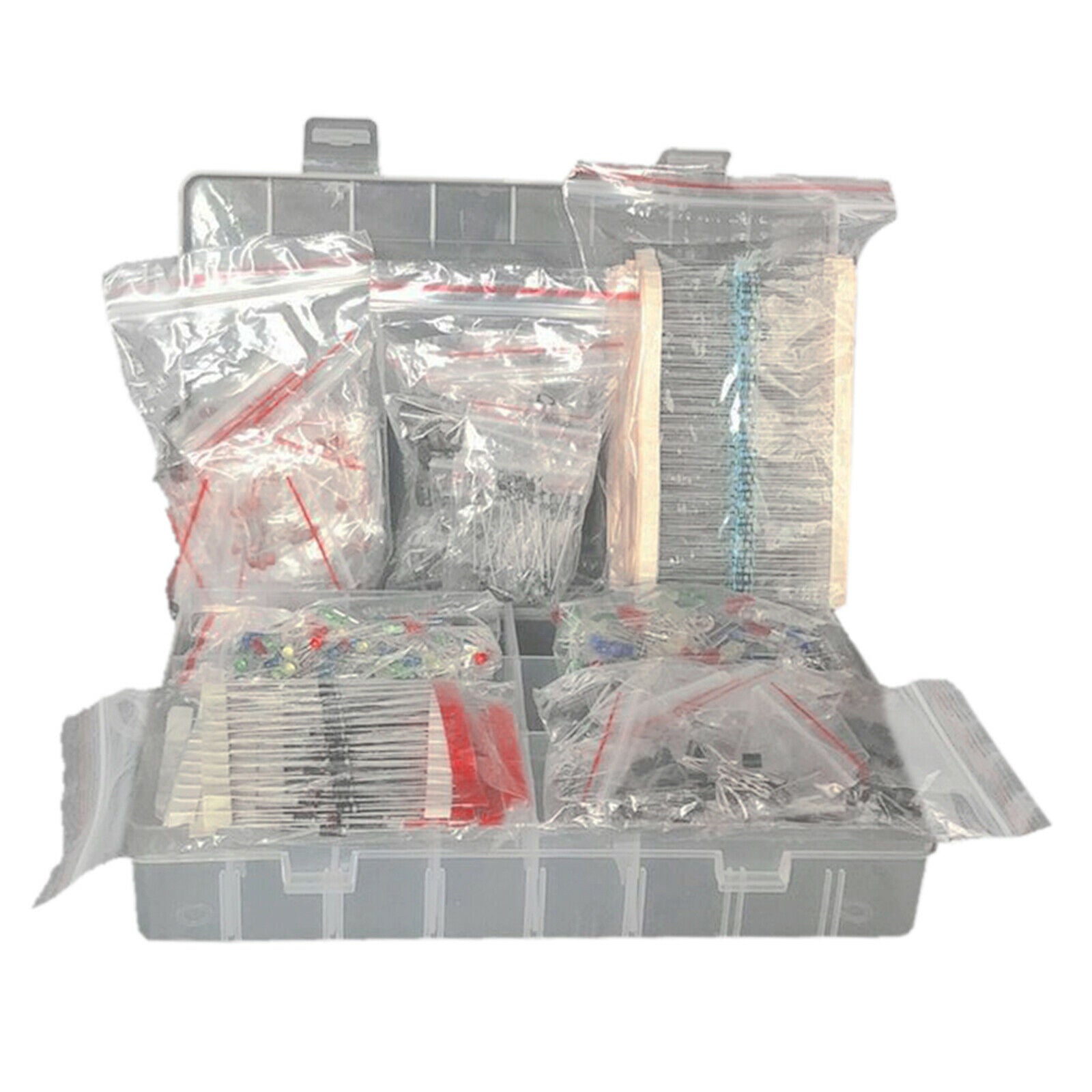 Metal Film Resistor Assortment kit LED Capacitor Transistor Pack DIY Components
