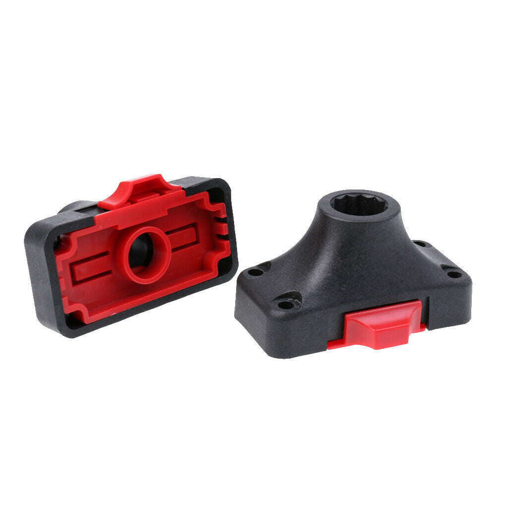 2Pcs Compact Fishing Rod Holder Stand for Boat Inflatable Dinghy Kayak Canoe