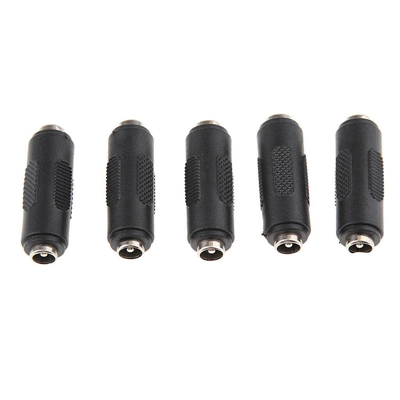 5 Pieces DC Power Adapter 5.5x2.1mm Female To 5.5x2.1mm Female