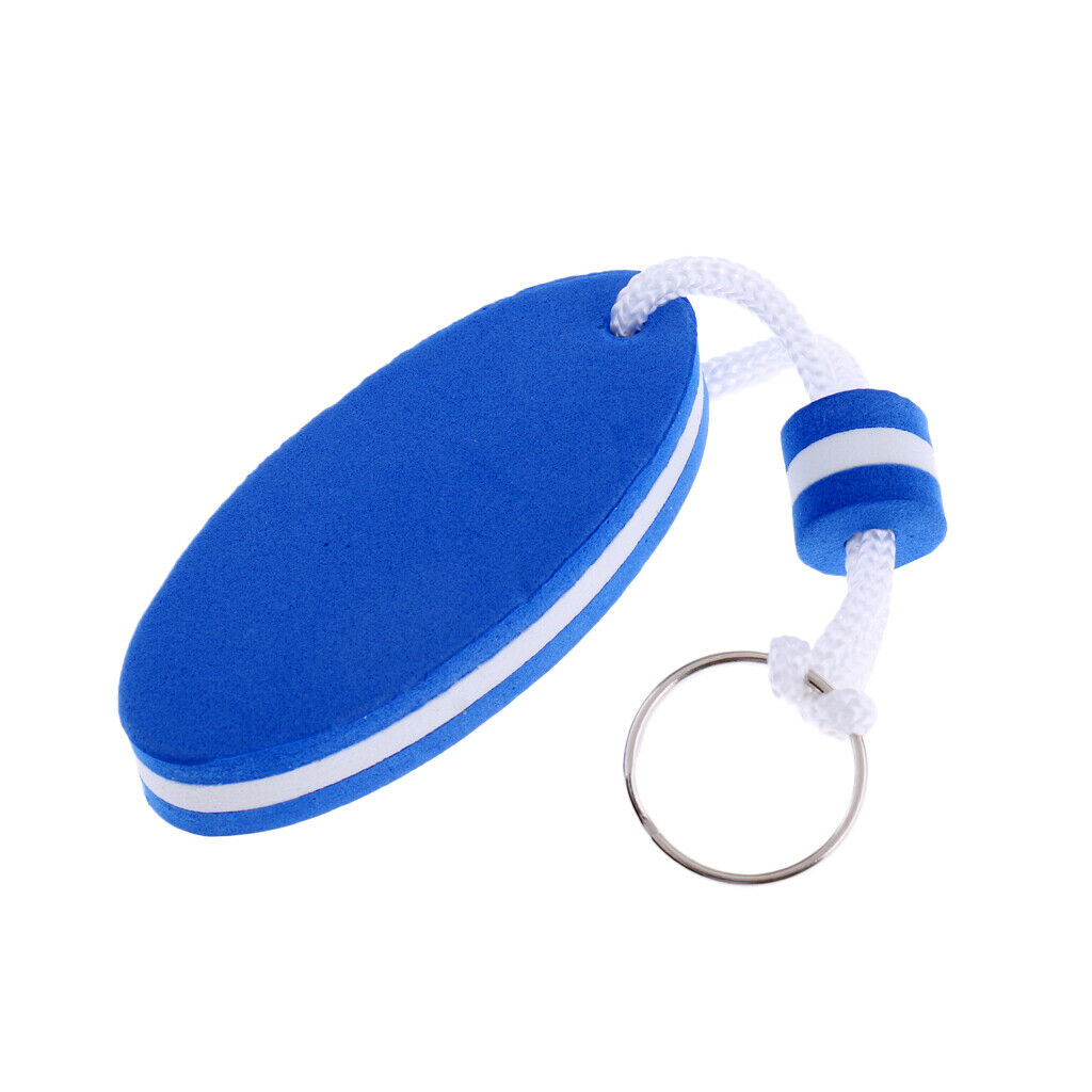 2x White Red Floating Keychain for Kayak Boat Yachting