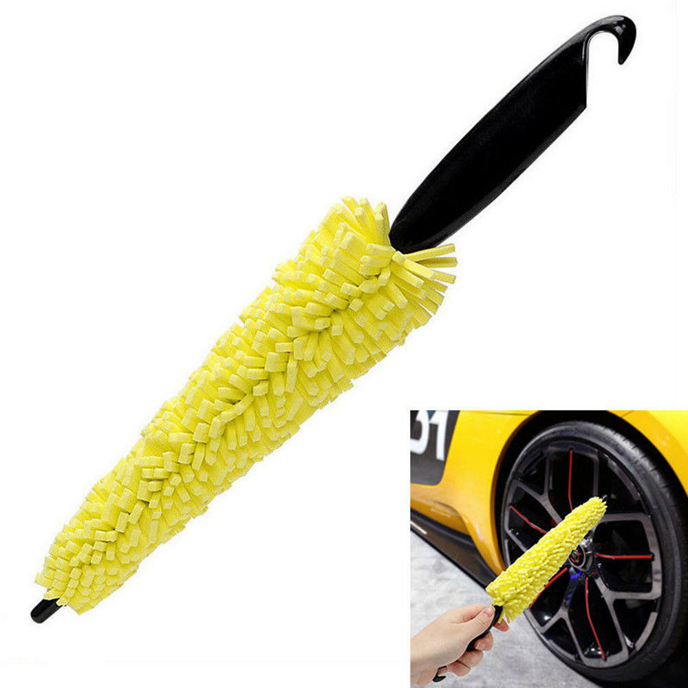 Hot Wheel Sponge Brush Tire Rim Scrub Car Wash Washing Cleaning Tool Supply AU