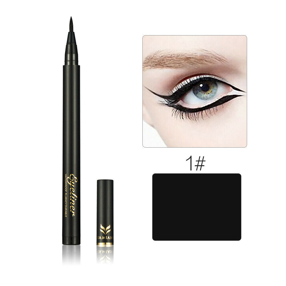 Waterproof Liquid Eye Liner Pencil Eyeliner Pen Beauty Makeup Cosmetic Black