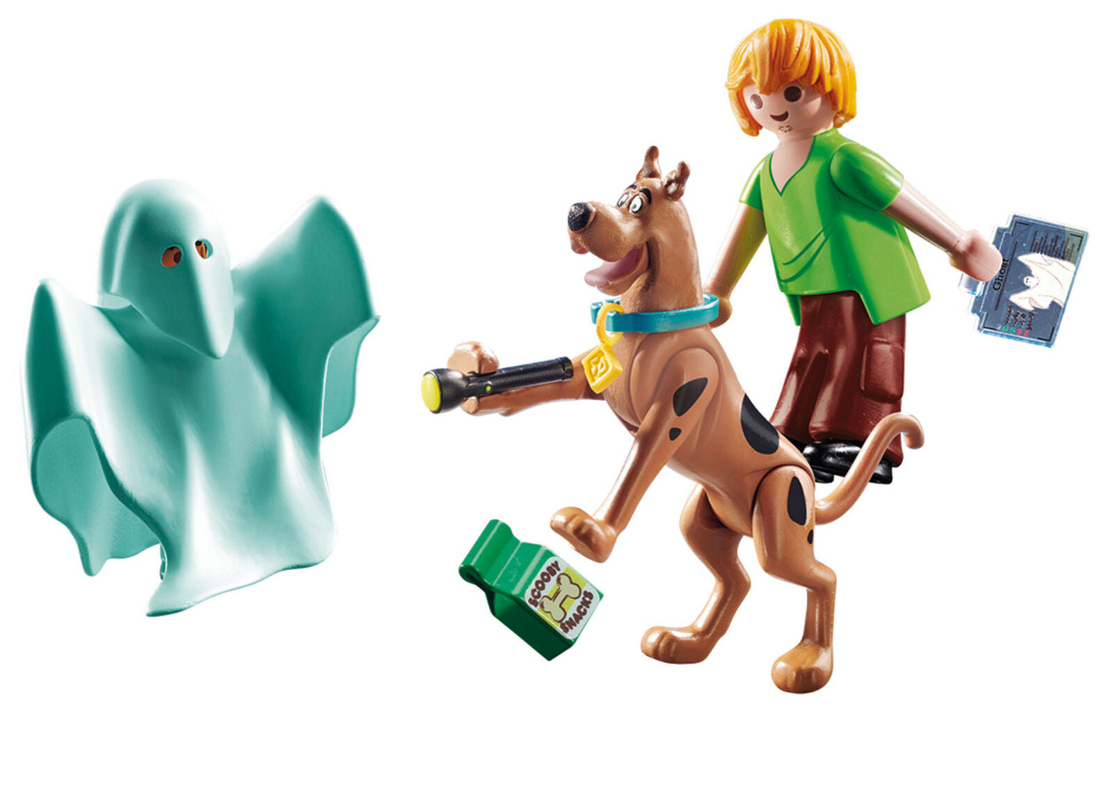 70287 Playmobil SCOOBY-DOO! Scooby and Shaggy with Ghost Suitable for ages 5 yea