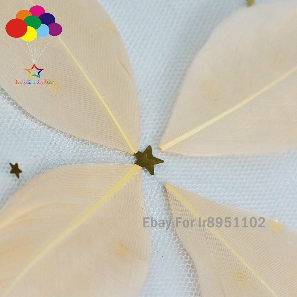 Shell pink 100 beautiful Goose feathers 5-7CM / 2-3 inch DIY jewelry decorative