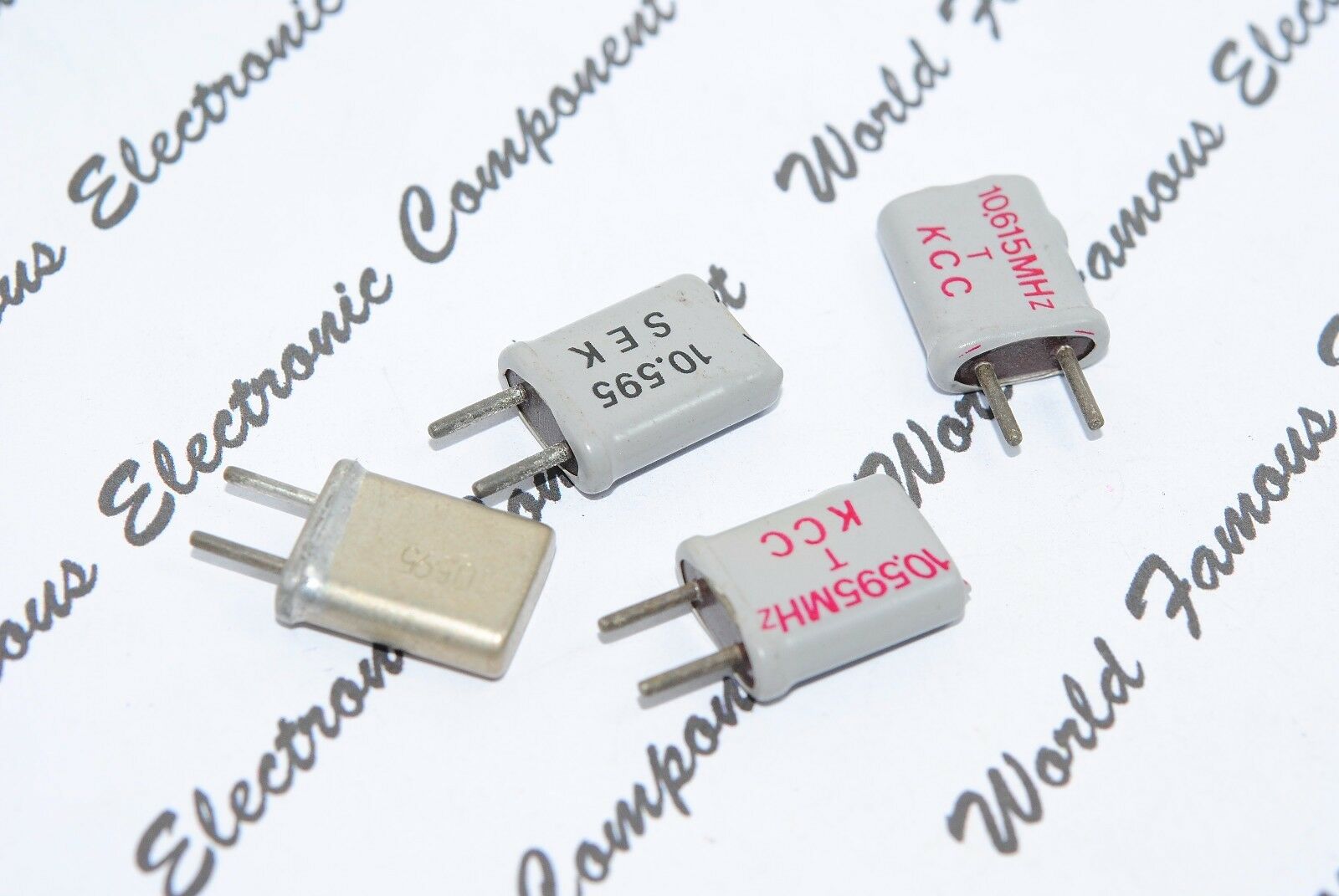 4pcs - 10.595 MHZ Quartz Crystal Resonator / XTAL