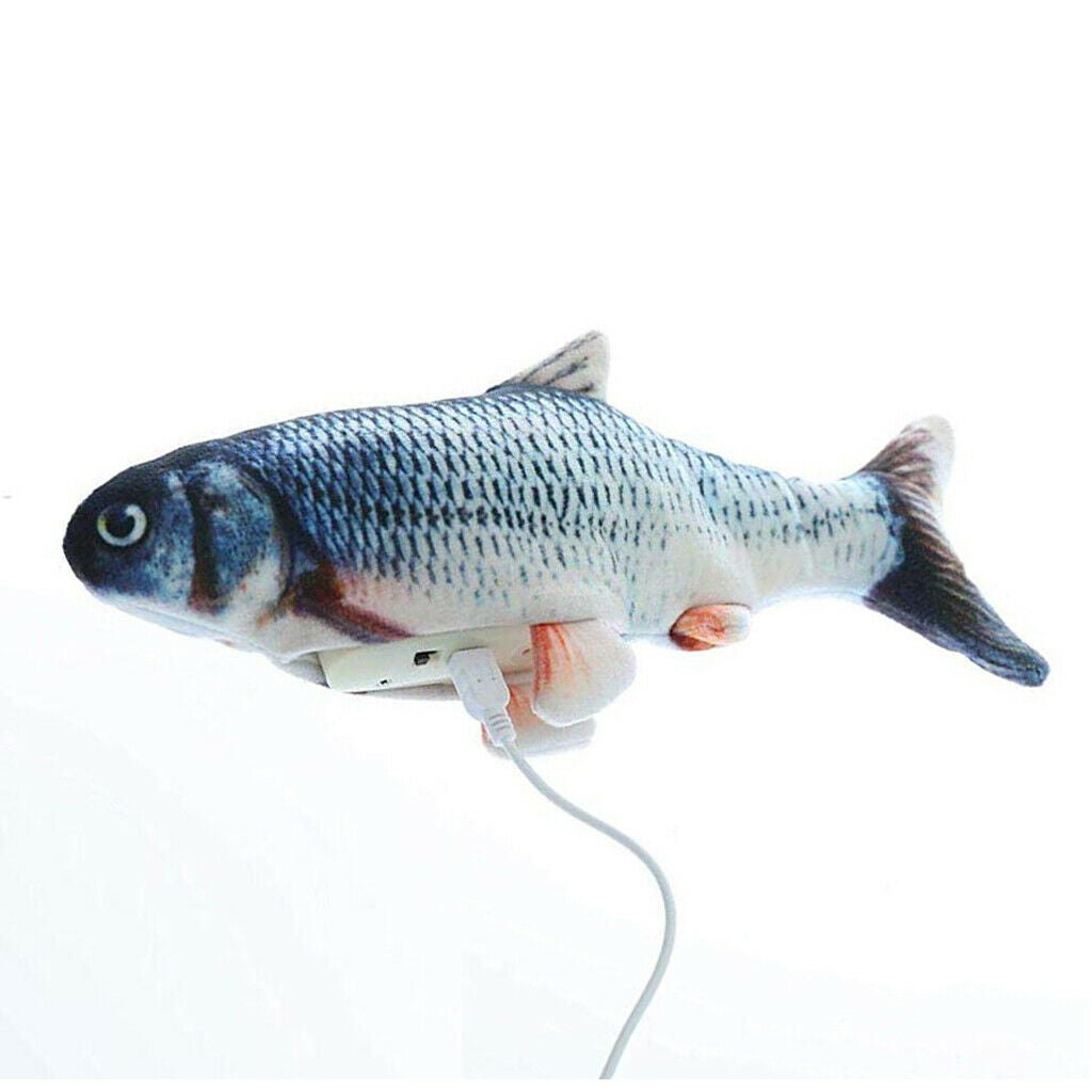 3pcs Kitten Electric Moving Fish Toys Cat Kicker Toys For Cat Kitten Catfish