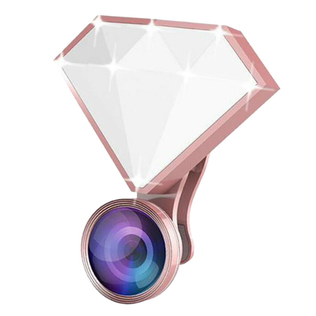 RK30 Diamond 200mAh Adjustment LED Sefile Flash Fill Light Clip For Phones