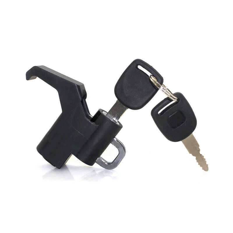 Motorcycle Scooter Bike Front Helmet Lock 6MM Screw Anti-theft with Hanging Hook