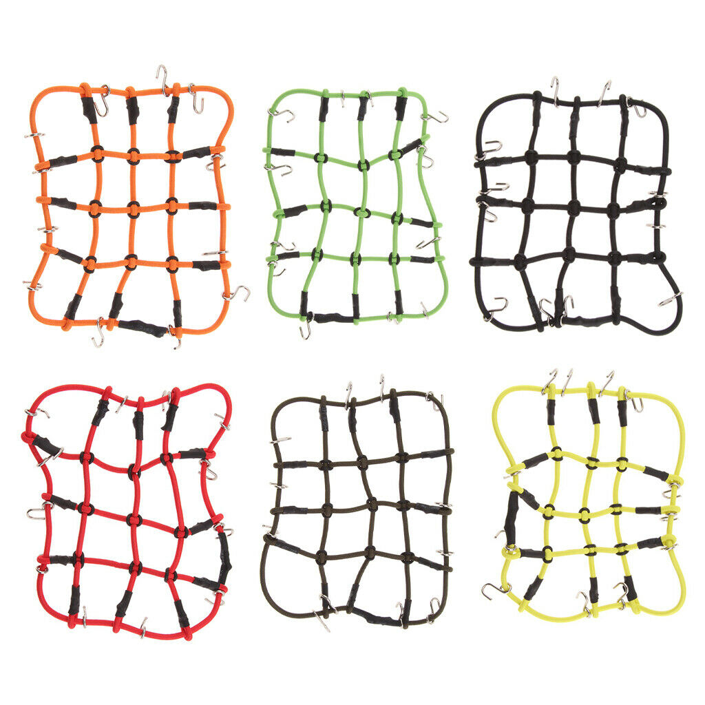 2Pcs Elastic Car Luggage Net with Hook Cargo Net for SCX10 D90 4 RC
