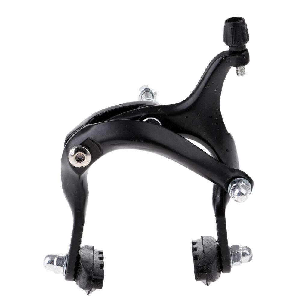 2x Polished Racing Bike Front Rear Brake Caliper C Brake For BMX