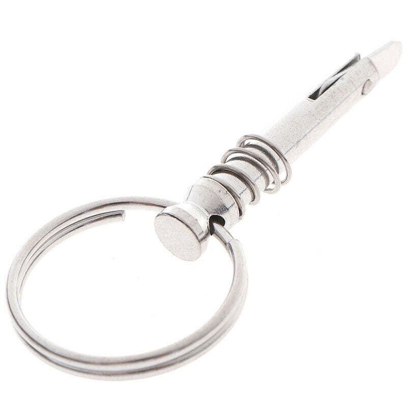1pcs 6.3mm Stainless Steel Quick Release Pin ring for Boat Top Deck Hinge MaY1
