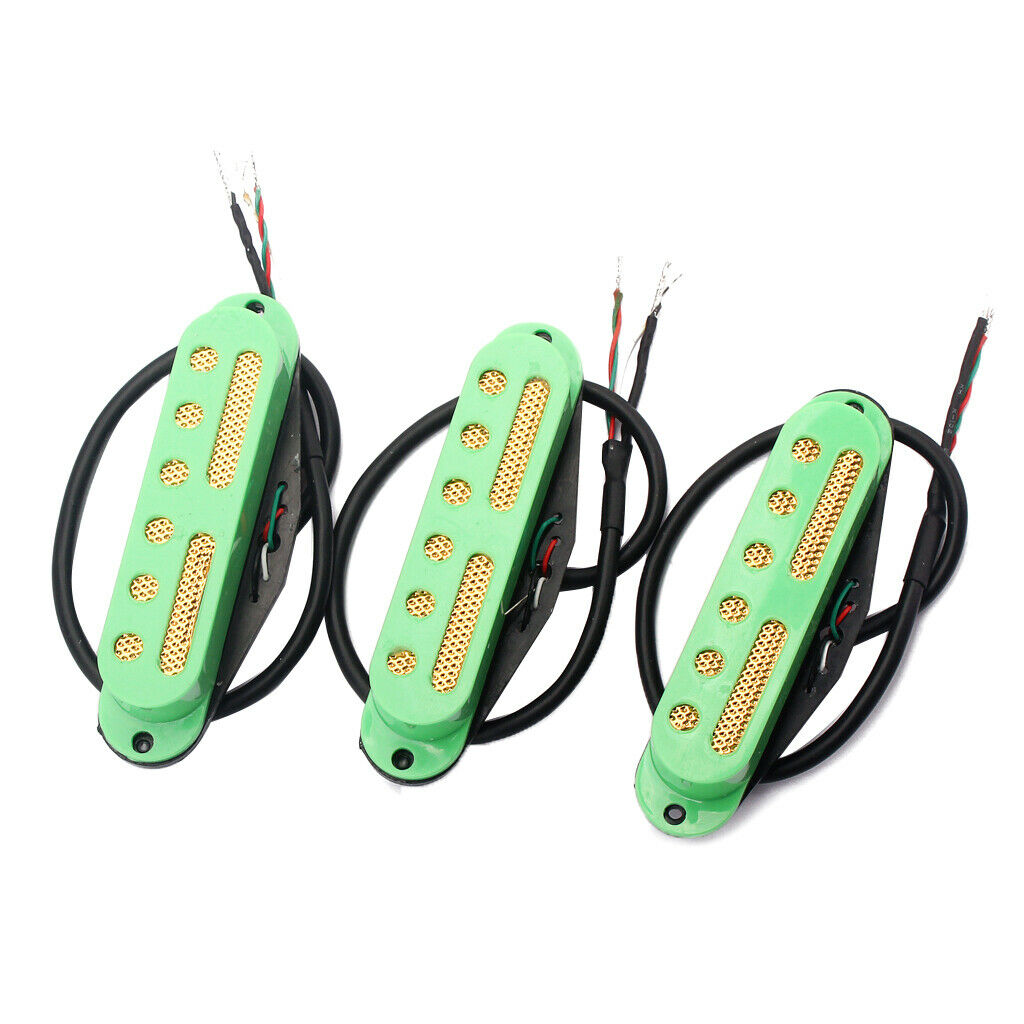Electric Guitar Pickup Single Coil Humbucker SSS Guitar Accessories Green