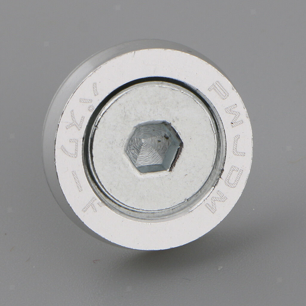10pcs 6mm Aluminum Alloy Cone Cup Head Screw Bolt Gasket Washer Sliver